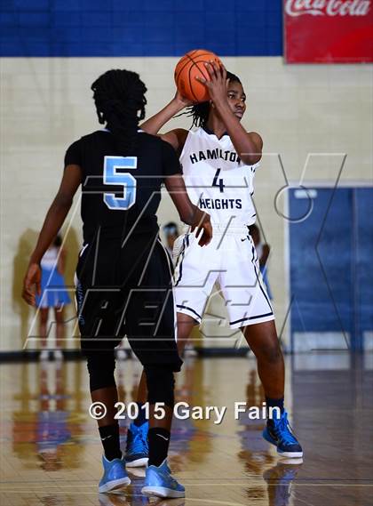 Thumbnail 2 in Hamilton Heights Christian Academy vs Brainerd photogallery.