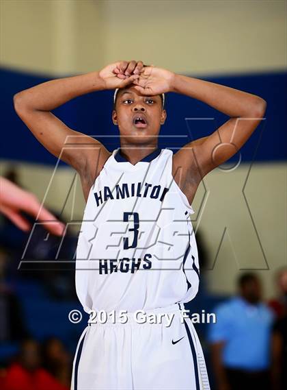 Thumbnail 2 in Hamilton Heights Christian Academy vs Brainerd photogallery.
