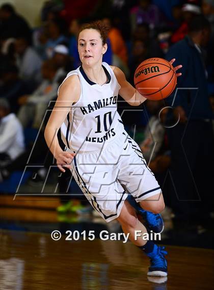Thumbnail 3 in Hamilton Heights Christian Academy vs Brainerd photogallery.