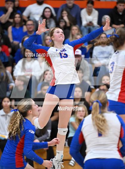 Thumbnail 2 in Vacaville vs. Christian Brothers (CIF SJS D2 Final) photogallery.