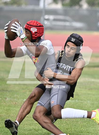 Thumbnail 2 in Servite vs. Mission Viejo (Battle At The Beach) photogallery.