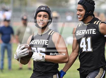 Thumbnail 1 in Servite vs. Mission Viejo (Battle At The Beach) photogallery.