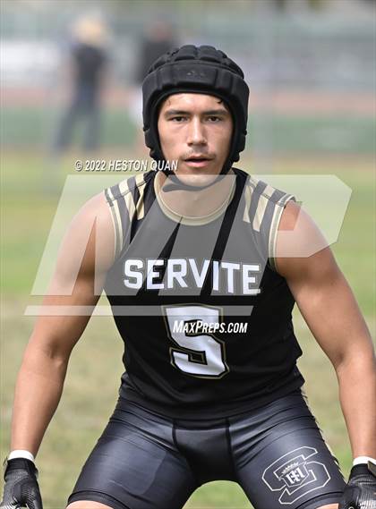 Thumbnail 1 in Servite vs. Mission Viejo (Battle At The Beach) photogallery.