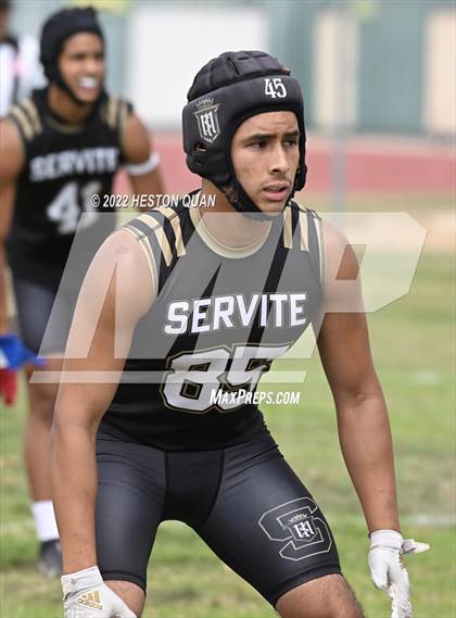 Thumbnail 1 in Servite vs. Mission Viejo (Battle At The Beach) photogallery.