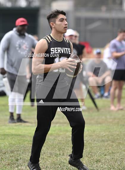 Thumbnail 2 in Servite vs. Mission Viejo (Battle At The Beach) photogallery.