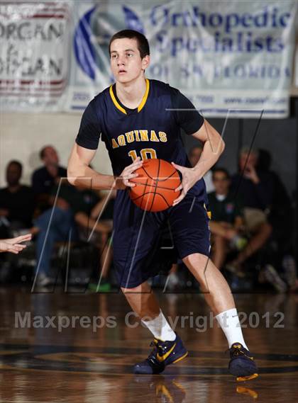 Thumbnail 3 in Bishop Verot vs. St. Thomas Aquinas (City of Palms Classic) photogallery.