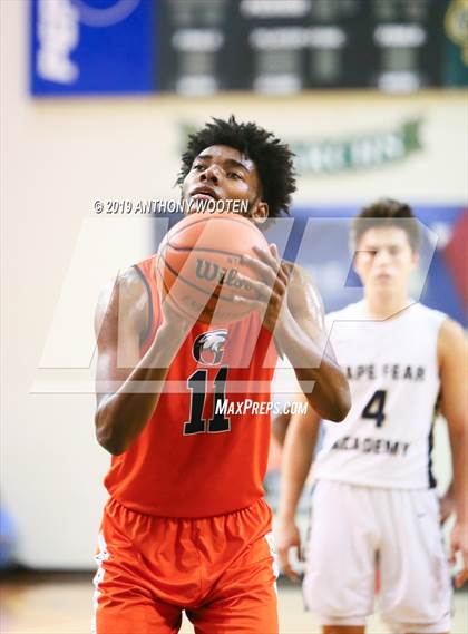 Thumbnail 2 in GRACE Christian vs. Cape Fear Academy (Hoops and Dreams Showcase) photogallery.