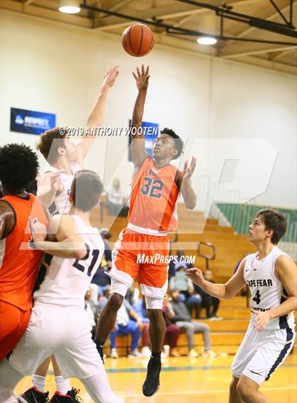 Thumbnail 2 in GRACE Christian vs. Cape Fear Academy (Hoops and Dreams Showcase) photogallery.