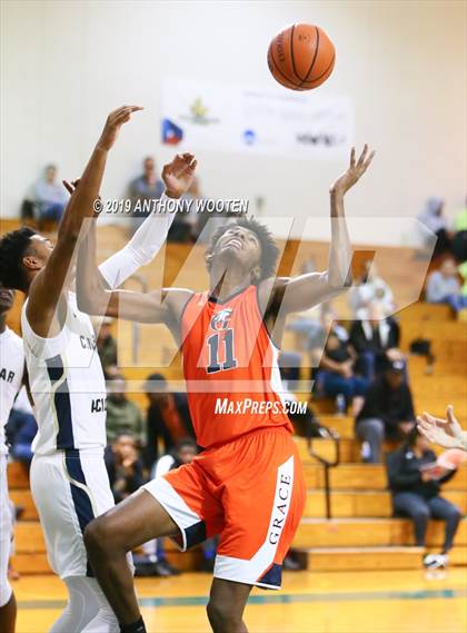 Thumbnail 3 in GRACE Christian vs. Cape Fear Academy (Hoops and Dreams Showcase) photogallery.