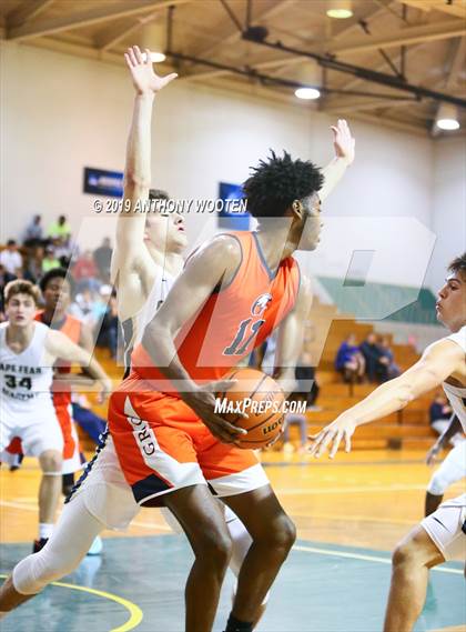 Thumbnail 3 in GRACE Christian vs. Cape Fear Academy (Hoops and Dreams Showcase) photogallery.