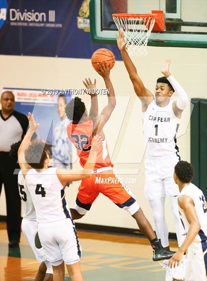 Thumbnail 1 in GRACE Christian vs. Cape Fear Academy (Hoops and Dreams Showcase) photogallery.