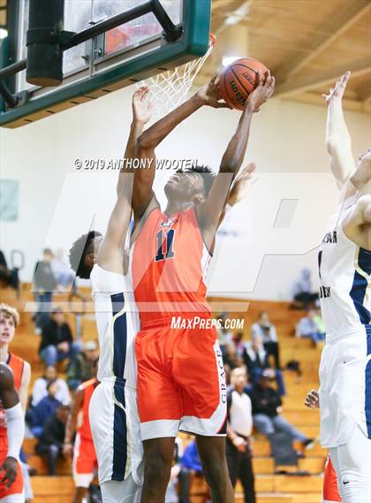 Thumbnail 3 in GRACE Christian vs. Cape Fear Academy (Hoops and Dreams Showcase) photogallery.