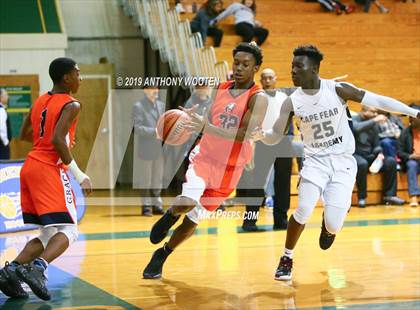 Thumbnail 3 in GRACE Christian vs. Cape Fear Academy (Hoops and Dreams Showcase) photogallery.