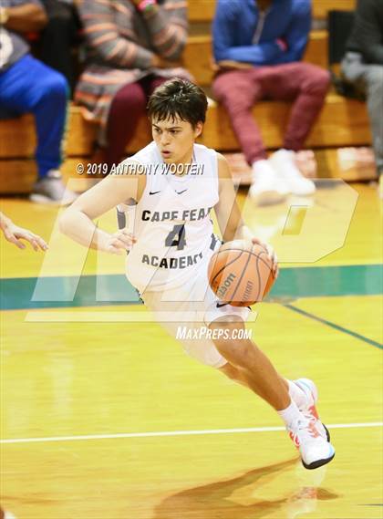 Thumbnail 3 in GRACE Christian vs. Cape Fear Academy (Hoops and Dreams Showcase) photogallery.