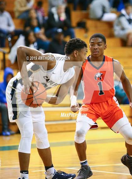 Thumbnail 3 in GRACE Christian vs. Cape Fear Academy (Hoops and Dreams Showcase) photogallery.