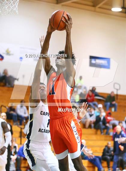 Thumbnail 1 in GRACE Christian vs. Cape Fear Academy (Hoops and Dreams Showcase) photogallery.
