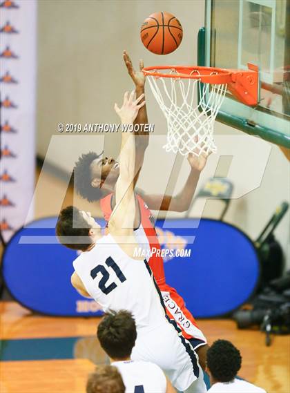 Thumbnail 3 in GRACE Christian vs. Cape Fear Academy (Hoops and Dreams Showcase) photogallery.