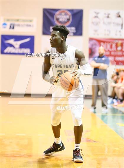 Thumbnail 3 in GRACE Christian vs. Cape Fear Academy (Hoops and Dreams Showcase) photogallery.