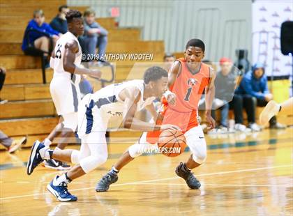 Thumbnail 3 in GRACE Christian vs. Cape Fear Academy (Hoops and Dreams Showcase) photogallery.