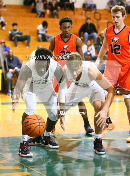Thumbnail 3 in GRACE Christian vs. Cape Fear Academy (Hoops and Dreams Showcase) photogallery.