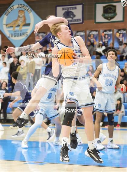 Thumbnail 1 in Hunter @ West Jordan (UHSAA 5A Round 1) photogallery.