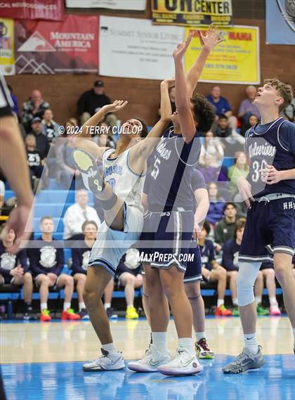 Thumbnail 3 in Hunter @ West Jordan (UHSAA 5A Round 1) photogallery.