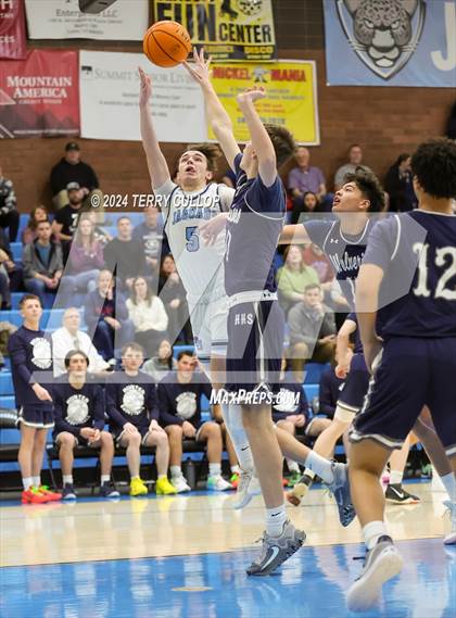 Thumbnail 2 in Hunter @ West Jordan (UHSAA 5A Round 1) photogallery.