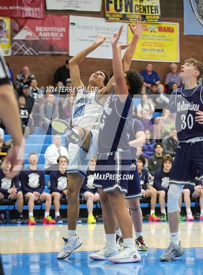 Thumbnail 2 in Hunter @ West Jordan (UHSAA 5A Round 1) photogallery.