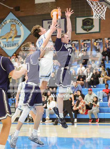 Thumbnail 1 in Hunter @ West Jordan (UHSAA 5A Round 1) photogallery.