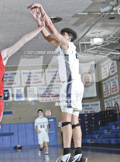 Thumbnail 3 in St. Joseph by the Sea vs Monsignor McClancy (CHSAA Spring Tournaent) photogallery.