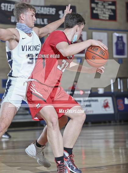 Thumbnail 2 in St. Joseph by the Sea vs Monsignor McClancy (CHSAA Spring Tournaent) photogallery.