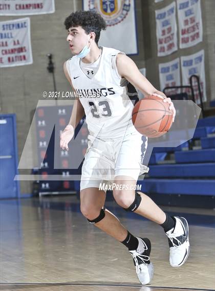 Thumbnail 2 in St. Joseph by the Sea vs Monsignor McClancy (CHSAA Spring Tournaent) photogallery.