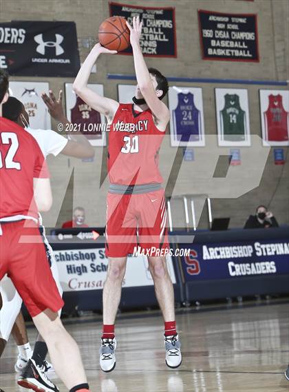 Thumbnail 3 in St. Joseph by the Sea vs Monsignor McClancy (CHSAA Spring Tournaent) photogallery.