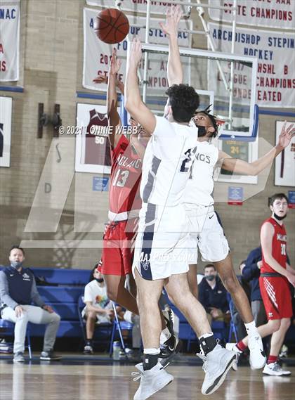 Thumbnail 3 in St. Joseph by the Sea vs Monsignor McClancy (CHSAA Spring Tournaent) photogallery.