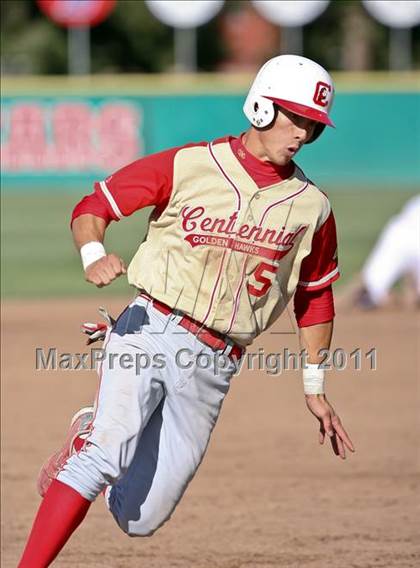 Thumbnail 2 in Centennial vs. Buchanan (CIF CS D1 Final) photogallery.