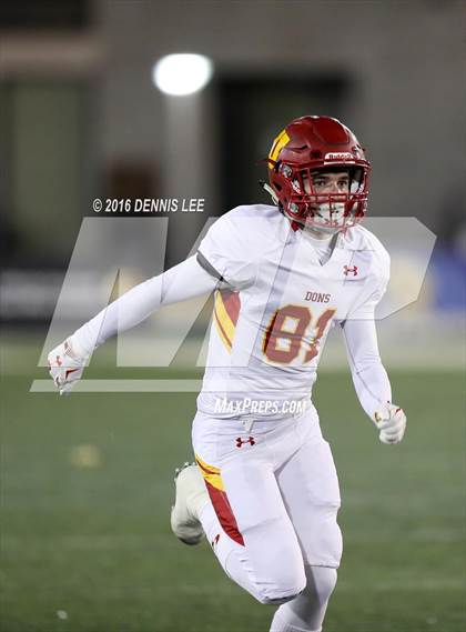 Thumbnail 2 in Cathedral Catholic vs. St. Mary's (CIF State Division 1AA Final) photogallery.