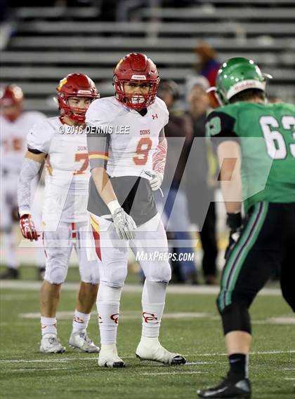 Thumbnail 1 in Cathedral Catholic vs. St. Mary's (CIF State Division 1AA Final) photogallery.