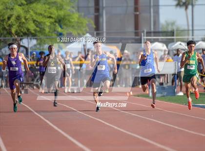 Thumbnail 1 in AIA Track & Field Championships (Boys 100/400m Dash DIV 1 & 3) photogallery.