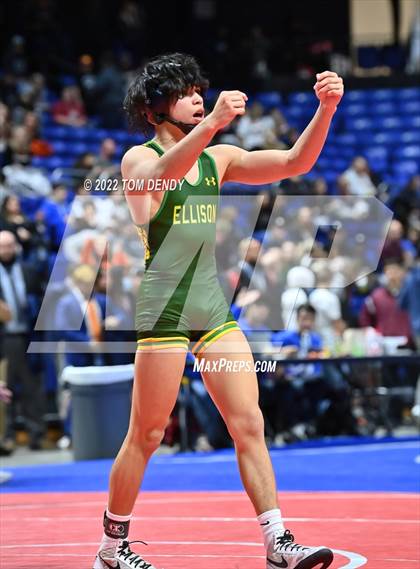 Thumbnail 1 in UIL State Championships - 6A 113lb Final photogallery.