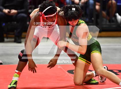 Thumbnail 3 in UIL State Championships - 6A 113lb Final photogallery.