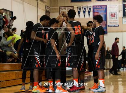 Thumbnail 1 in McClymonds vs. Weston Ranch (Modesto Christian Holiday Hoops Classic) photogallery.