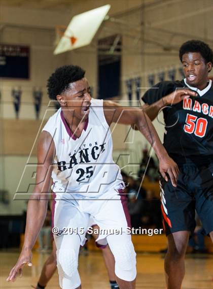 Thumbnail 3 in McClymonds vs. Weston Ranch (Modesto Christian Holiday Hoops Classic) photogallery.