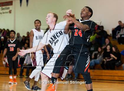 Thumbnail 3 in McClymonds vs. Weston Ranch (Modesto Christian Holiday Hoops Classic) photogallery.