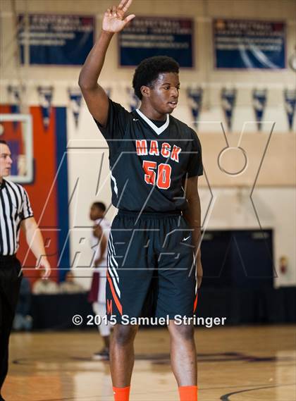 Thumbnail 1 in McClymonds vs. Weston Ranch (Modesto Christian Holiday Hoops Classic) photogallery.