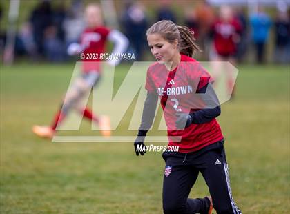 Thumbnail 1 in Coe-Brown Academy vs. Milford (NHIAA D2 Quarterfinal) photogallery.