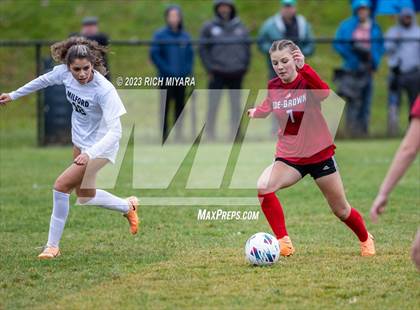 Thumbnail 2 in Coe-Brown Academy vs. Milford (NHIAA D2 Quarterfinal) photogallery.