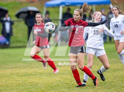 Thumbnail 3 in Coe-Brown Academy vs. Milford (NHIAA D2 Quarterfinal) photogallery.