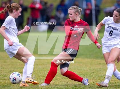 Thumbnail 3 in Coe-Brown Academy vs. Milford (NHIAA D2 Quarterfinal) photogallery.