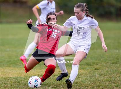 Thumbnail 3 in Coe-Brown Academy vs. Milford (NHIAA D2 Quarterfinal) photogallery.