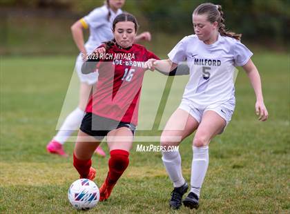 Thumbnail 1 in Coe-Brown Academy vs. Milford (NHIAA D2 Quarterfinal) photogallery.